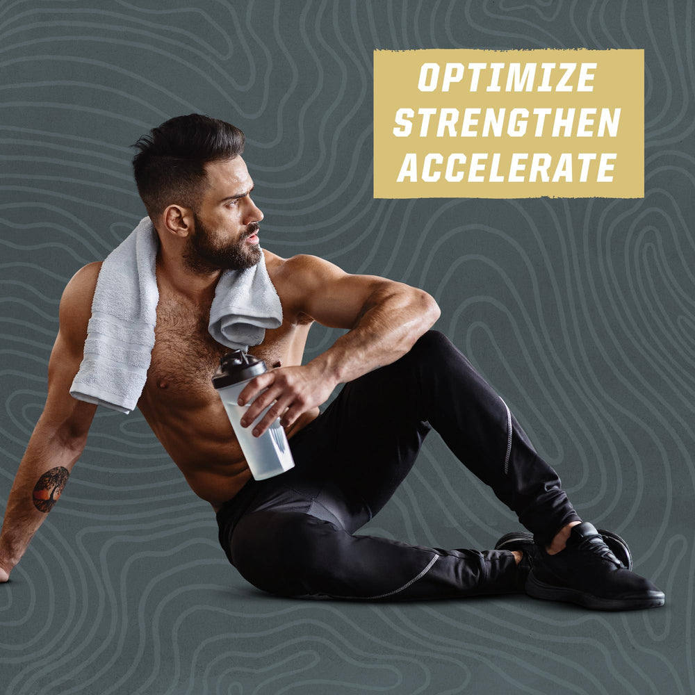 Sunwarrior L-Glutamine powder spoon mixing for easy use.