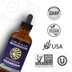Sunwarrior magnesium liquid pour captures the rich concentrate ready for mixing