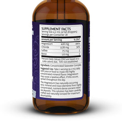 Sunwarrior magnesium bottle label closeup highlights essential minerals supporting nerve and bone health