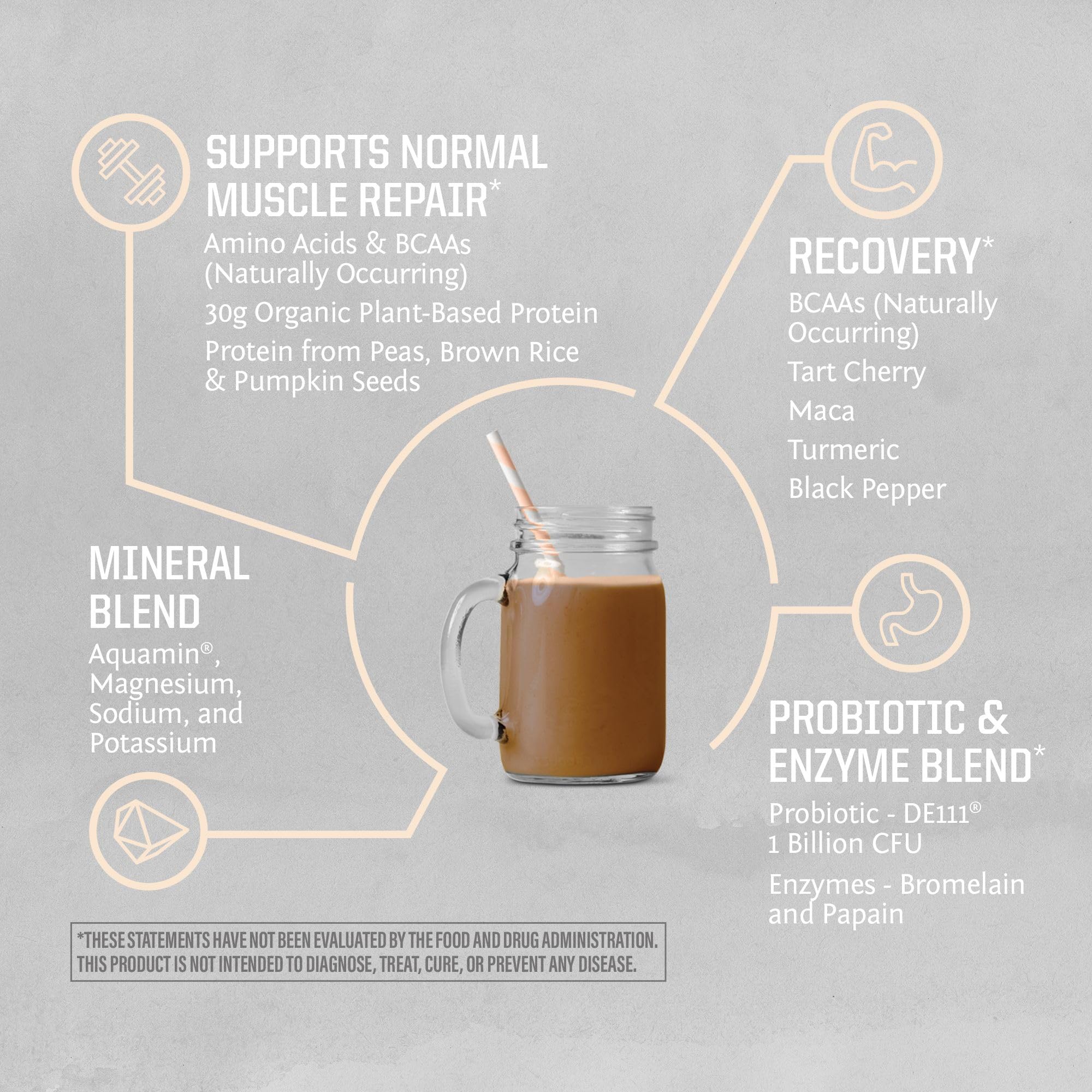 Sunwarrior non-GMO chocolate protein powder bottle close-up on label