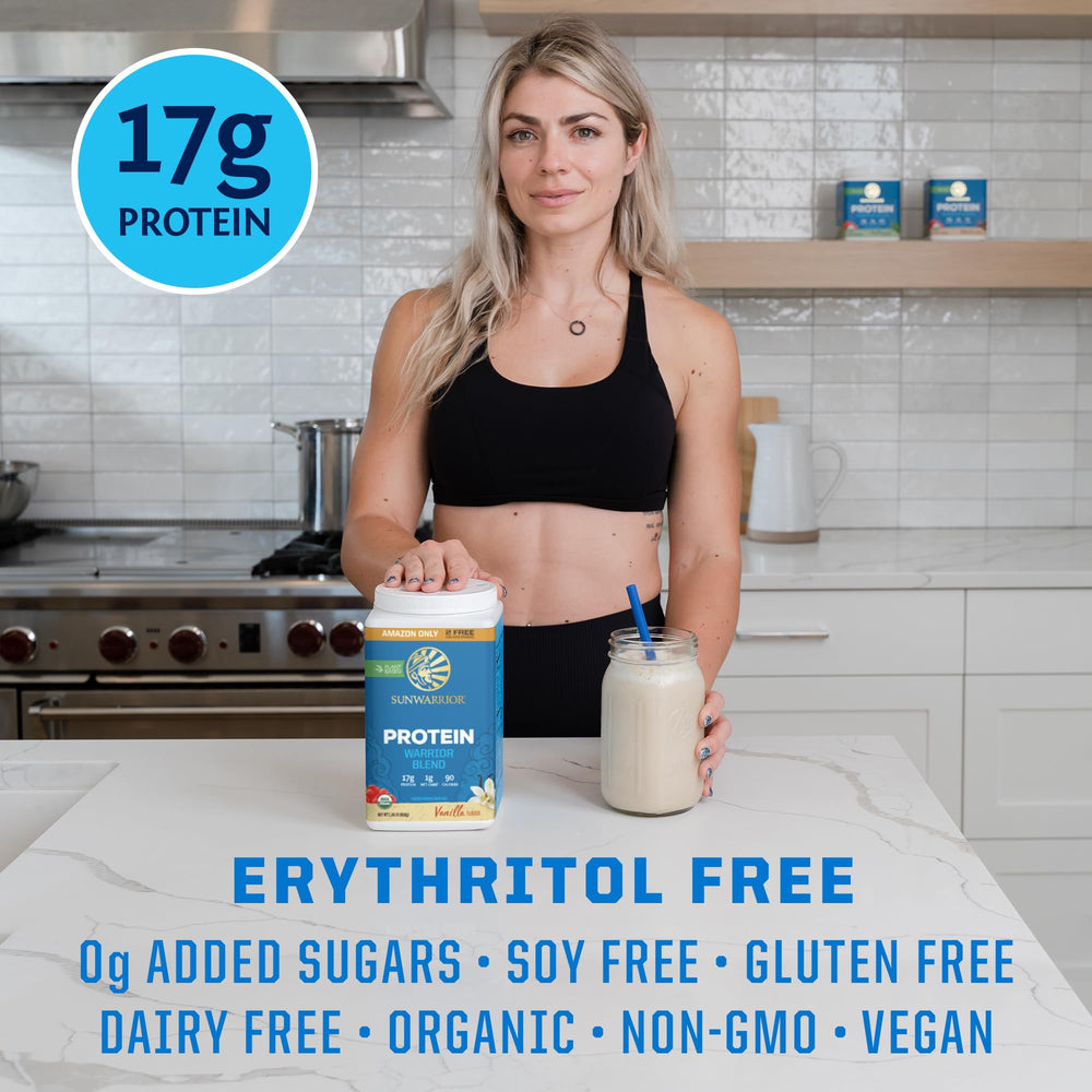 Sunwarrior post-workout shake ready for quick refuel