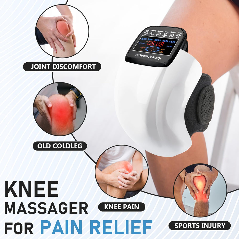 SUPBAND knee massager cordless design supports travel and home use.