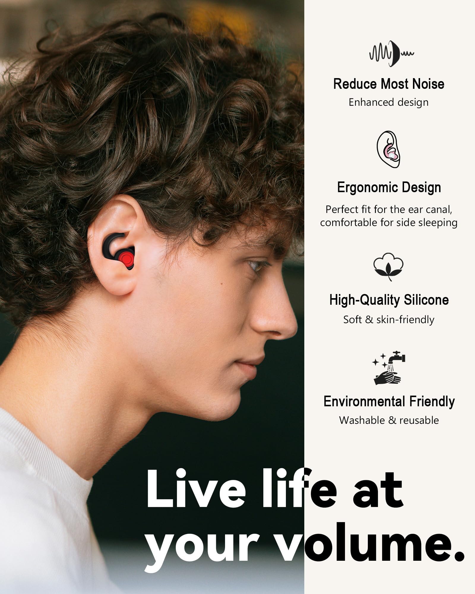 SUPCEAT ergonomic 360-degree fit supports comfortable sleep on any side