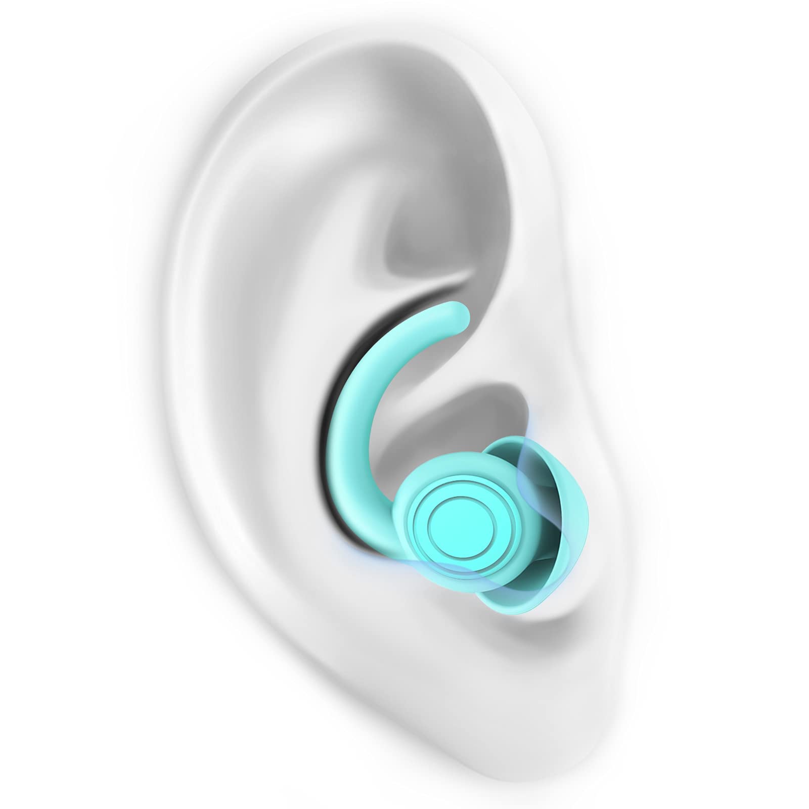 SUPCEAT ear plugs for sleep in blue two-pair pack promoting peaceful nights
