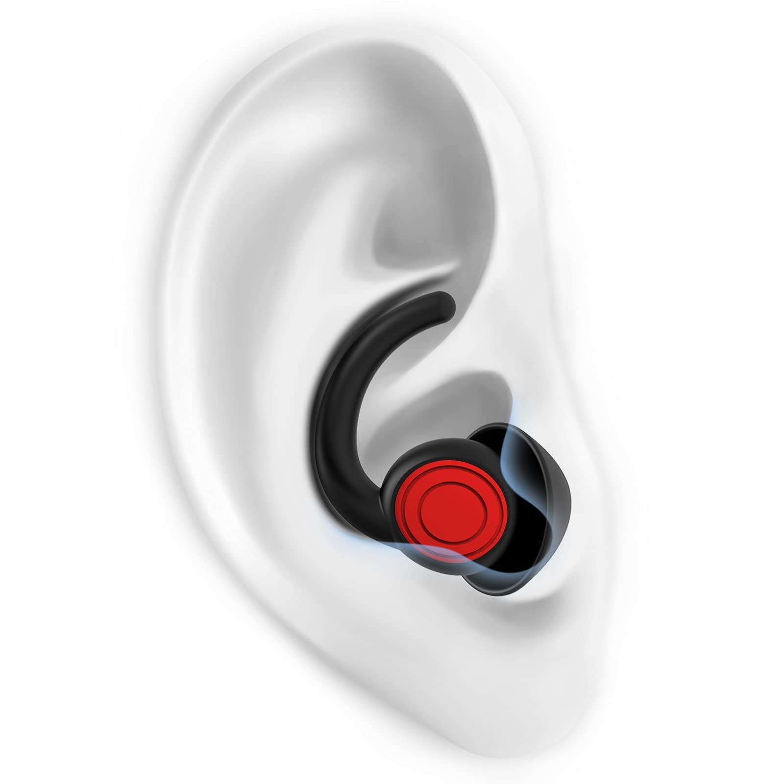 SUPCEAT ear plugs for sleeping with two soft silicone pieces for peaceful nights
