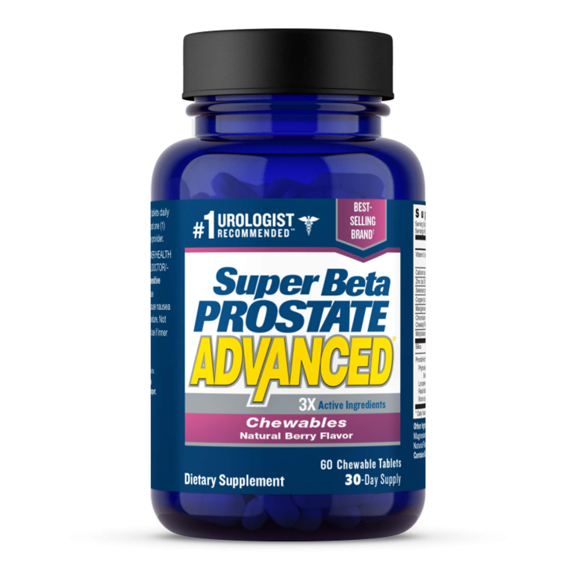 Super Beta Prostate Advanced bottle front for daily prostate support