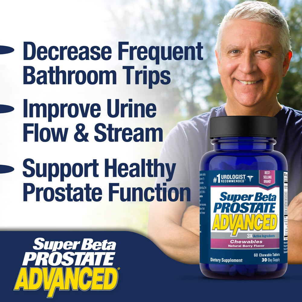 Open bottle with chews ready for your daily routine