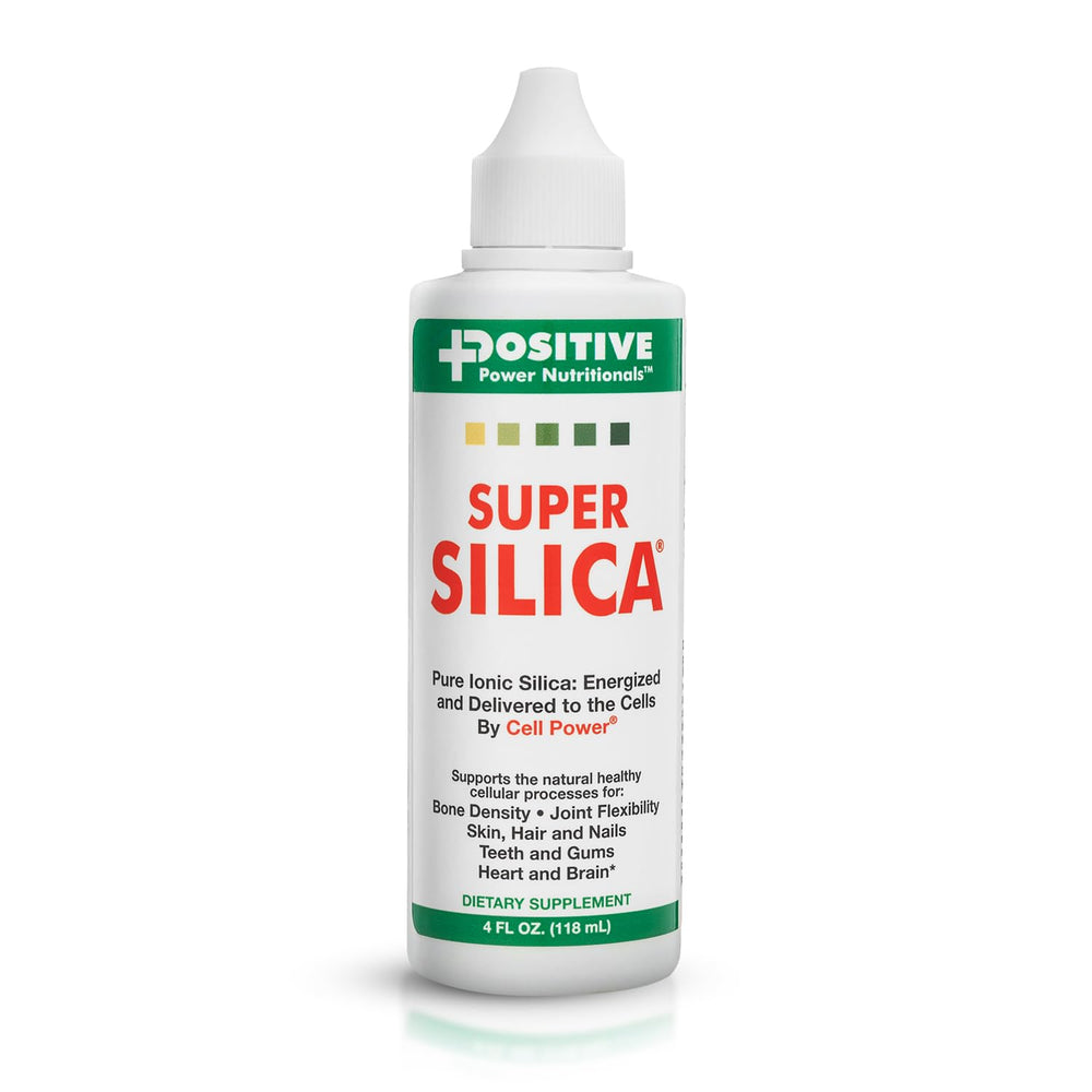 Super Silica bottle with dropper for easy daily use supporting hair, skin, and nails