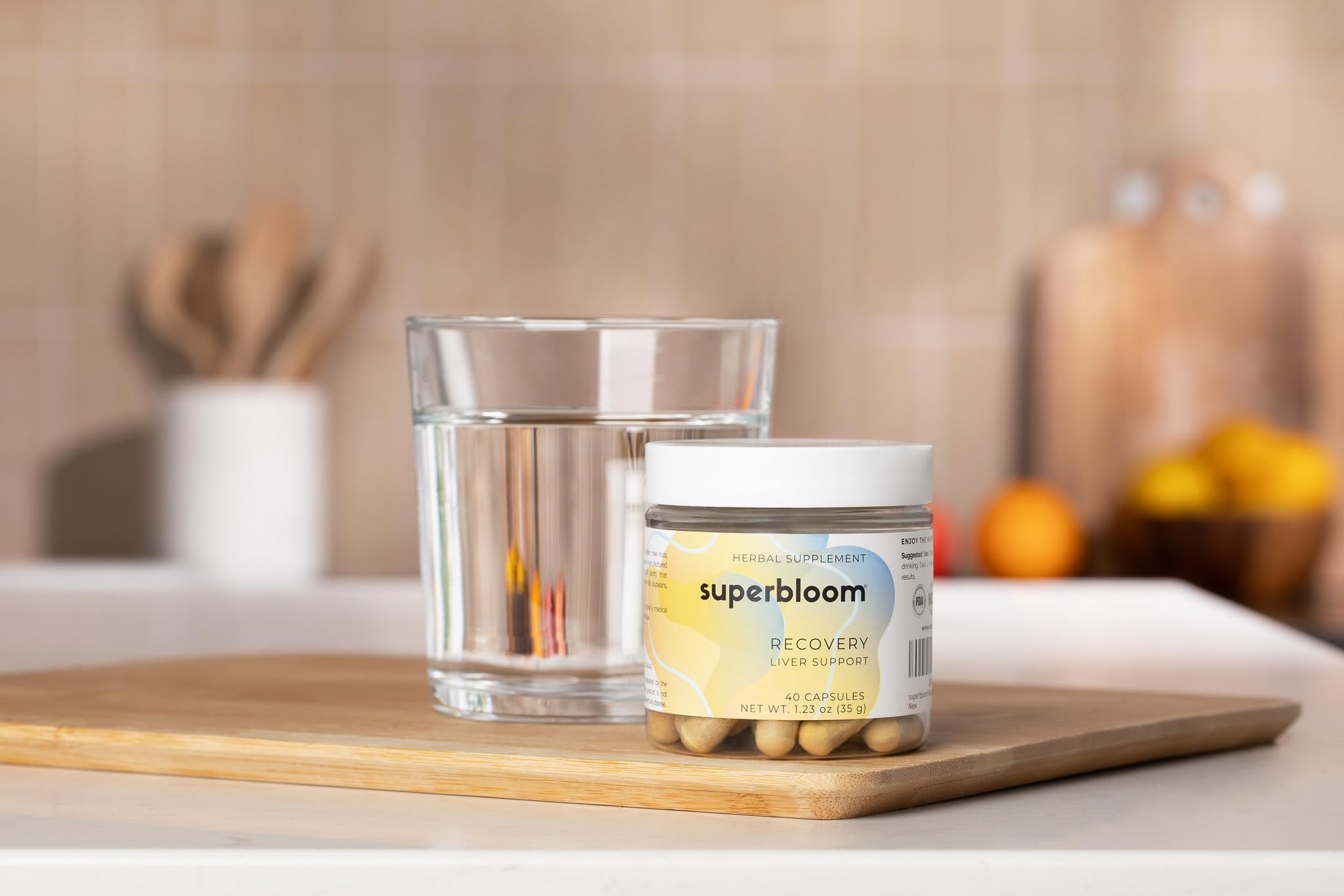 Superbloom packaging travel-friendly for on-the-go use.