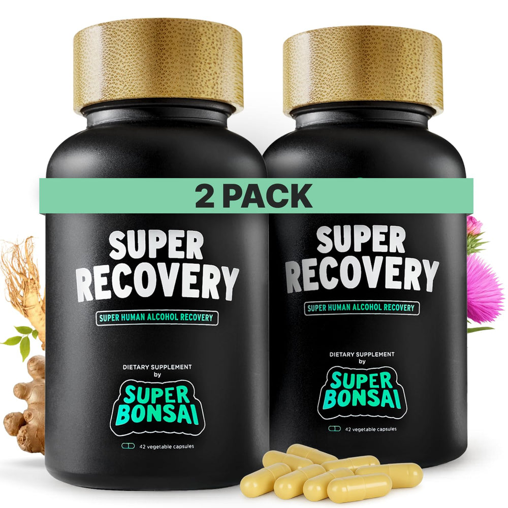 SuperBonsai Super Recovery ingredients blend supports natural daily vitality
