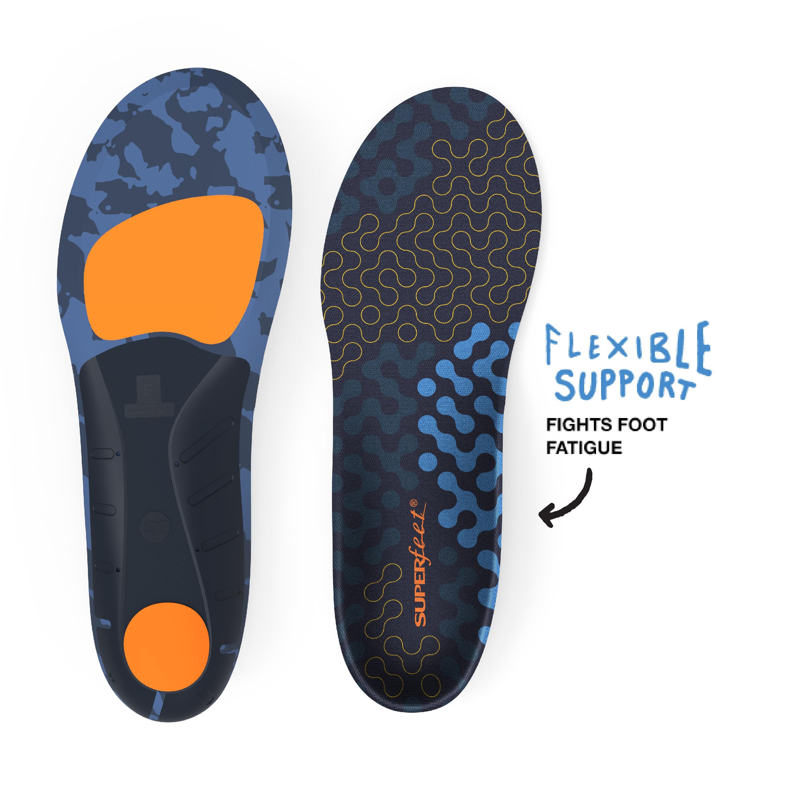 Superfeet Aerolyte Dual Comfort Layer cushions sore arches for longer wear.