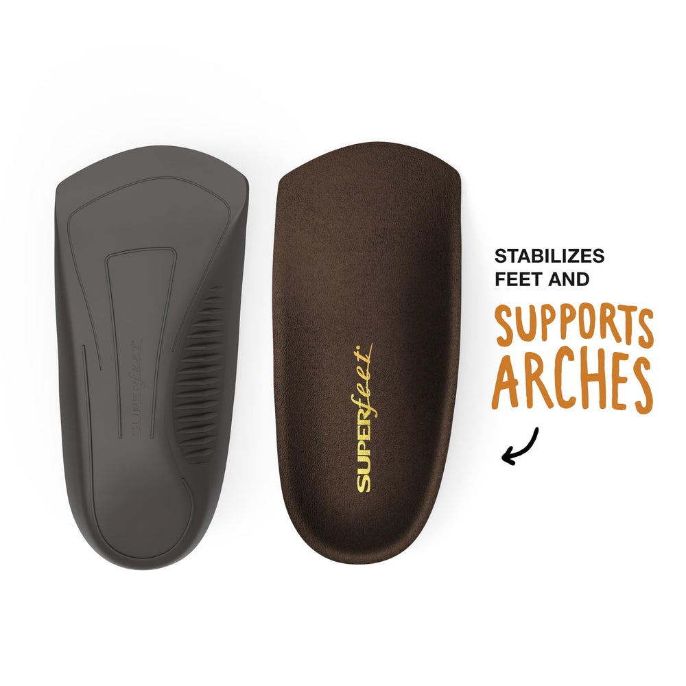 Superfeet Casual Men's Easyfit insoles durable construction keeps shape.