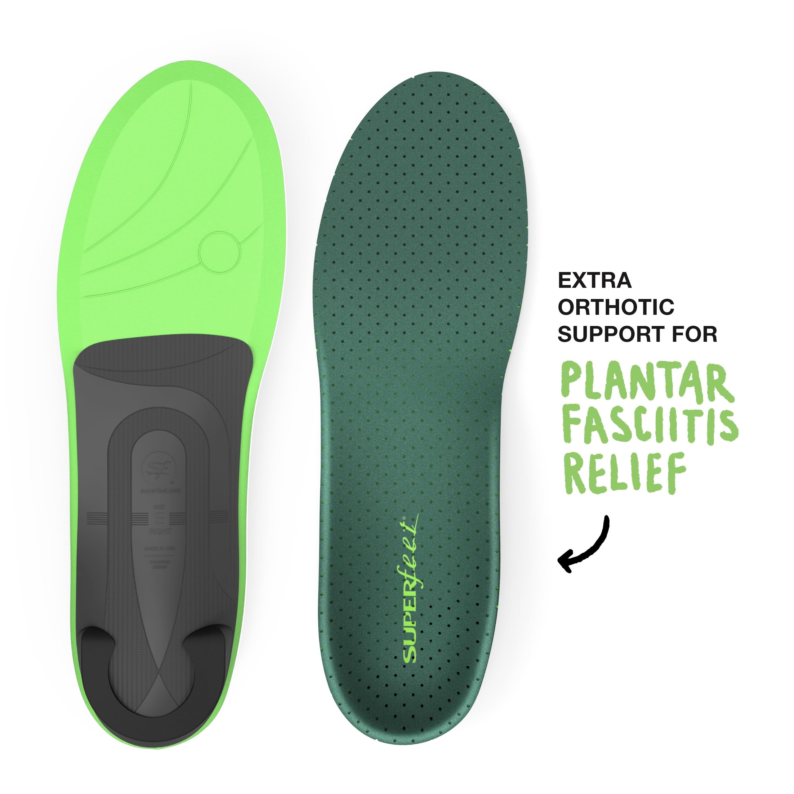 Superfeet Casual Pain Relief insole designed for everyday use in shoes and boots