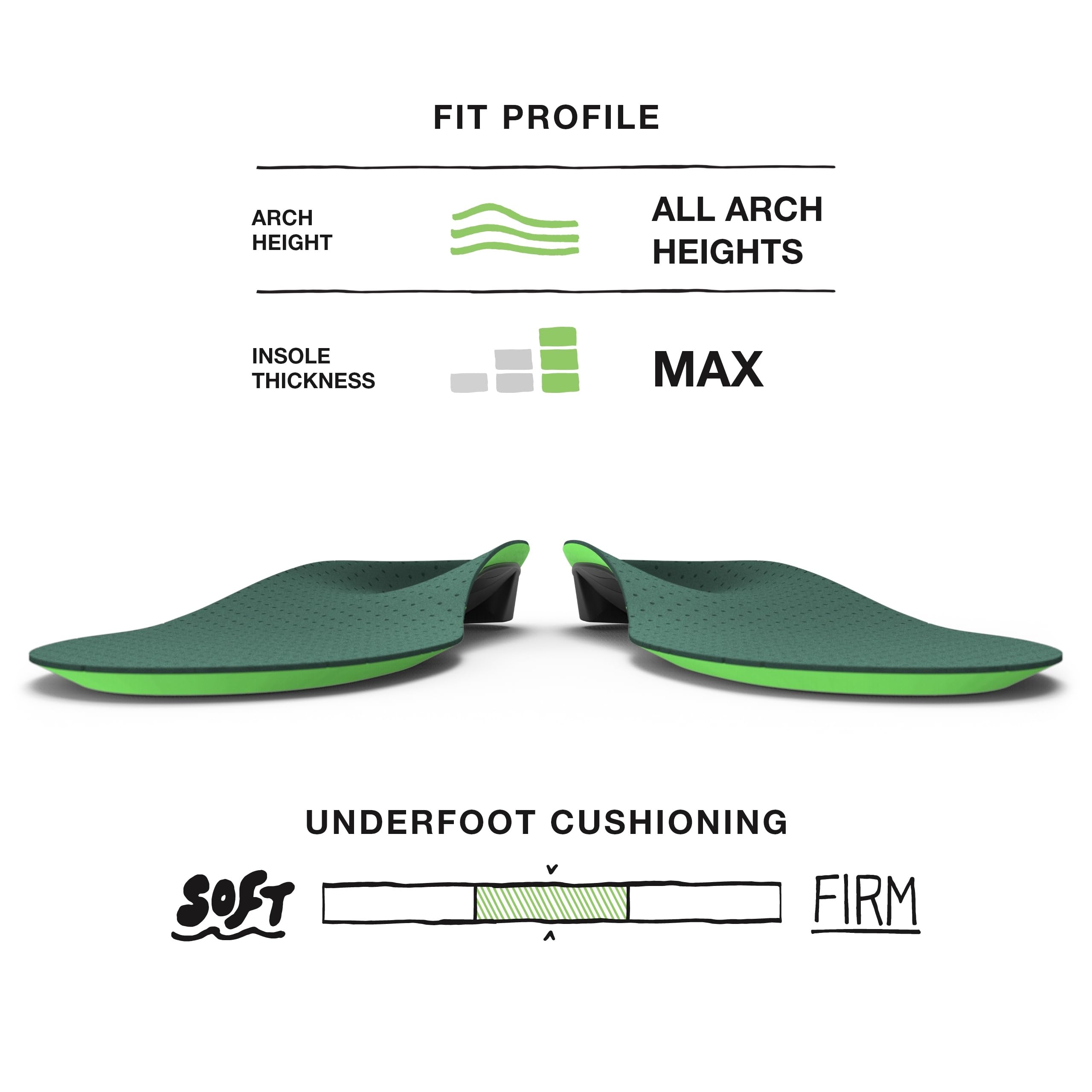 Superfeet Casual Pain Relief insole being trimmed to fit for a precise shoe fit