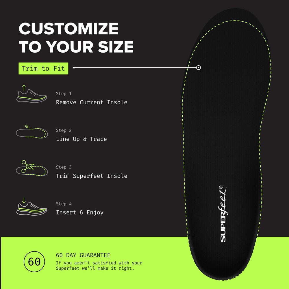 Ideal for thin tight shoes and boots with secure heel positioning.