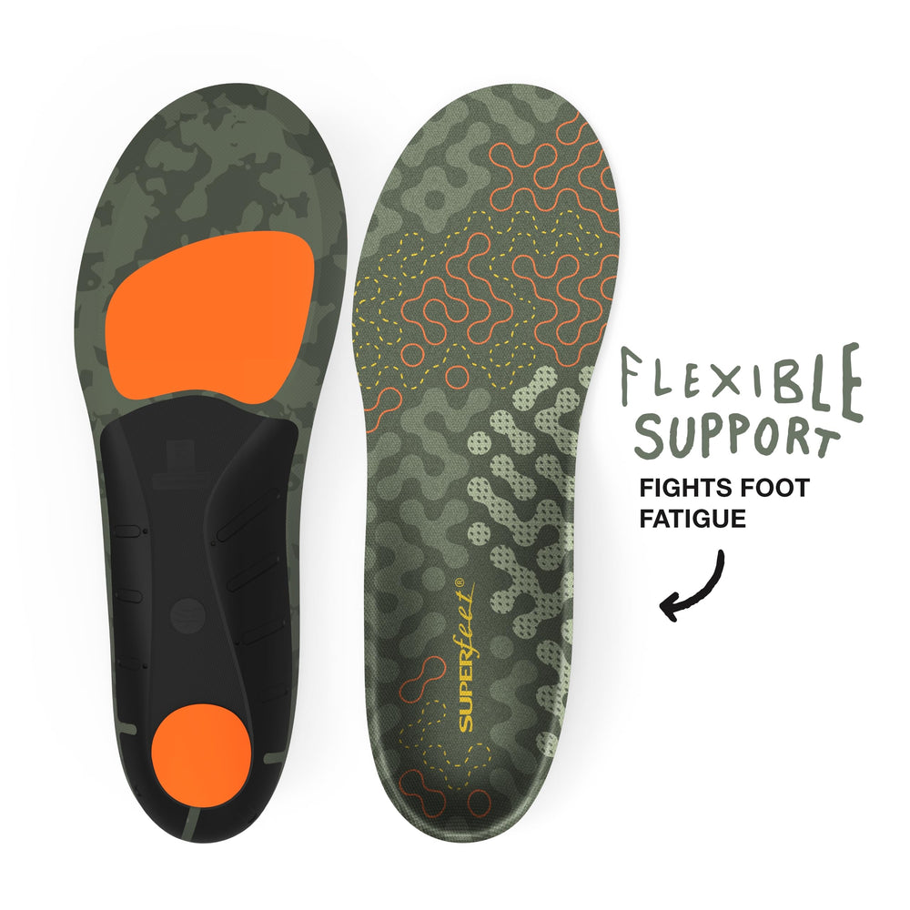 Use Superfeet Hike Cushion in hiking boots for all-day support during outdoor activities.
