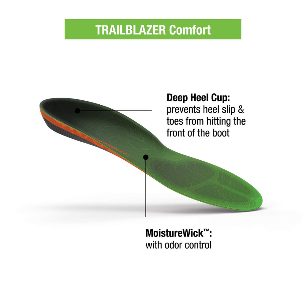 Superfeet Hike Support arch stability provides steady footing on uneven terrain