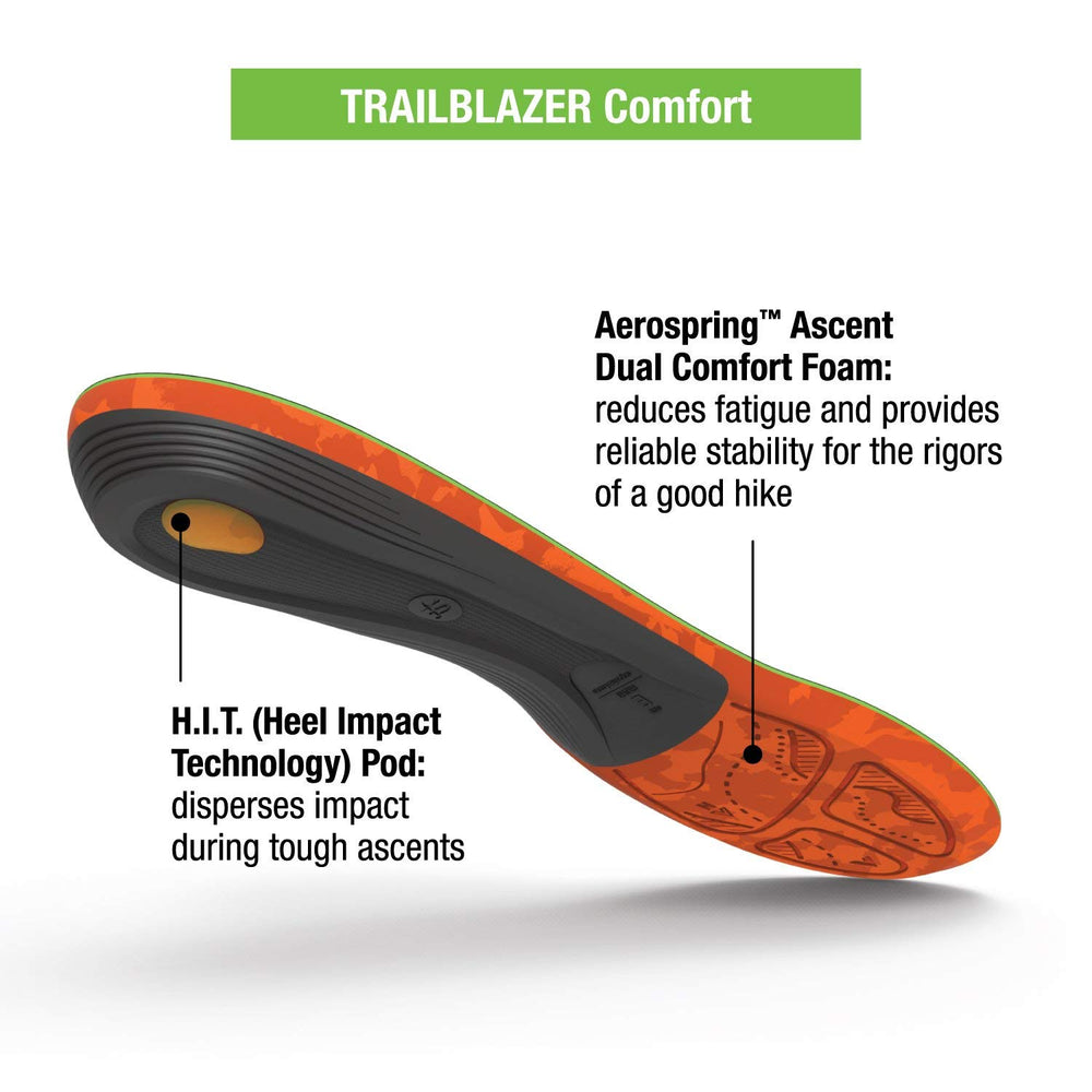 Superfeet Hike Support carbon fiber EVOLyte blend delivers durable trail support