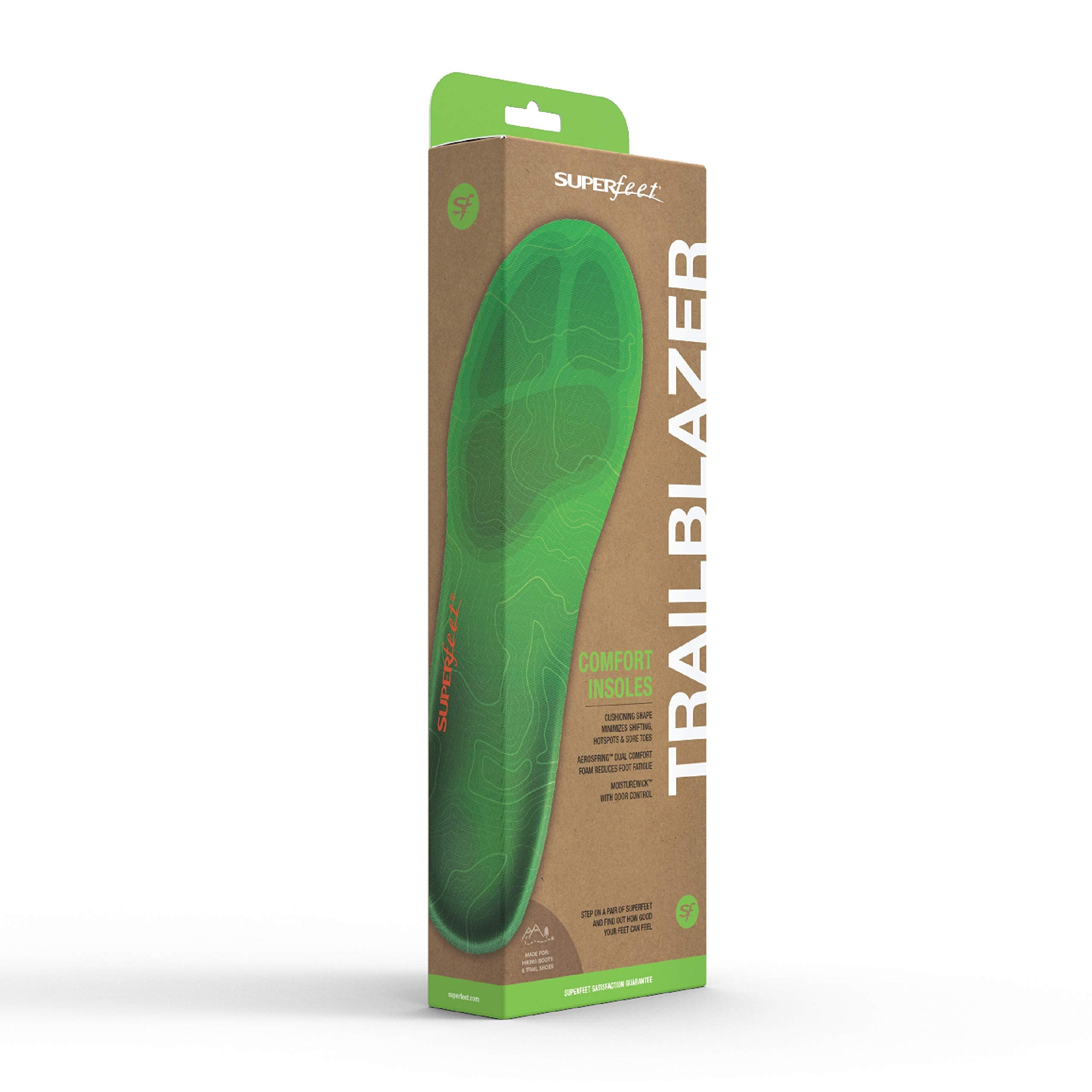 Superfeet Hike Support moisturewick top cover keeps feet fresh and dry
