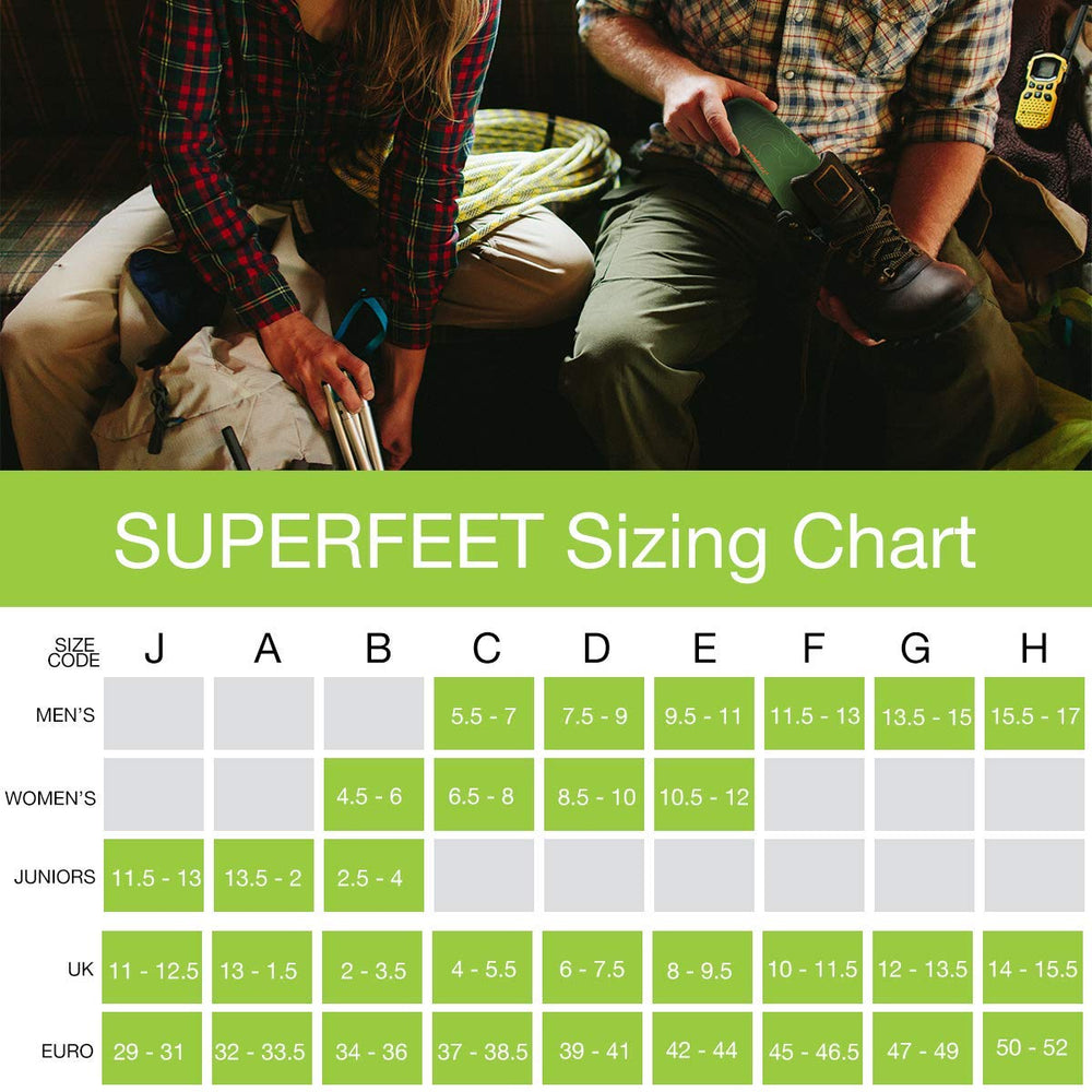 Superfeet Hike Support insoles reduce odor and add cushioning for rugged trails