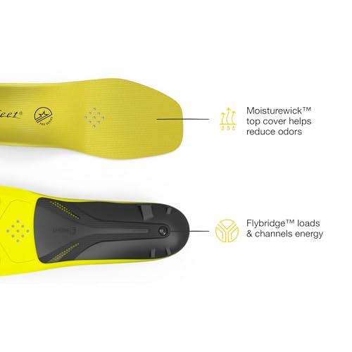 Superfeet Hockey Performance Insole edge-control aids sharp crossovers on ice.