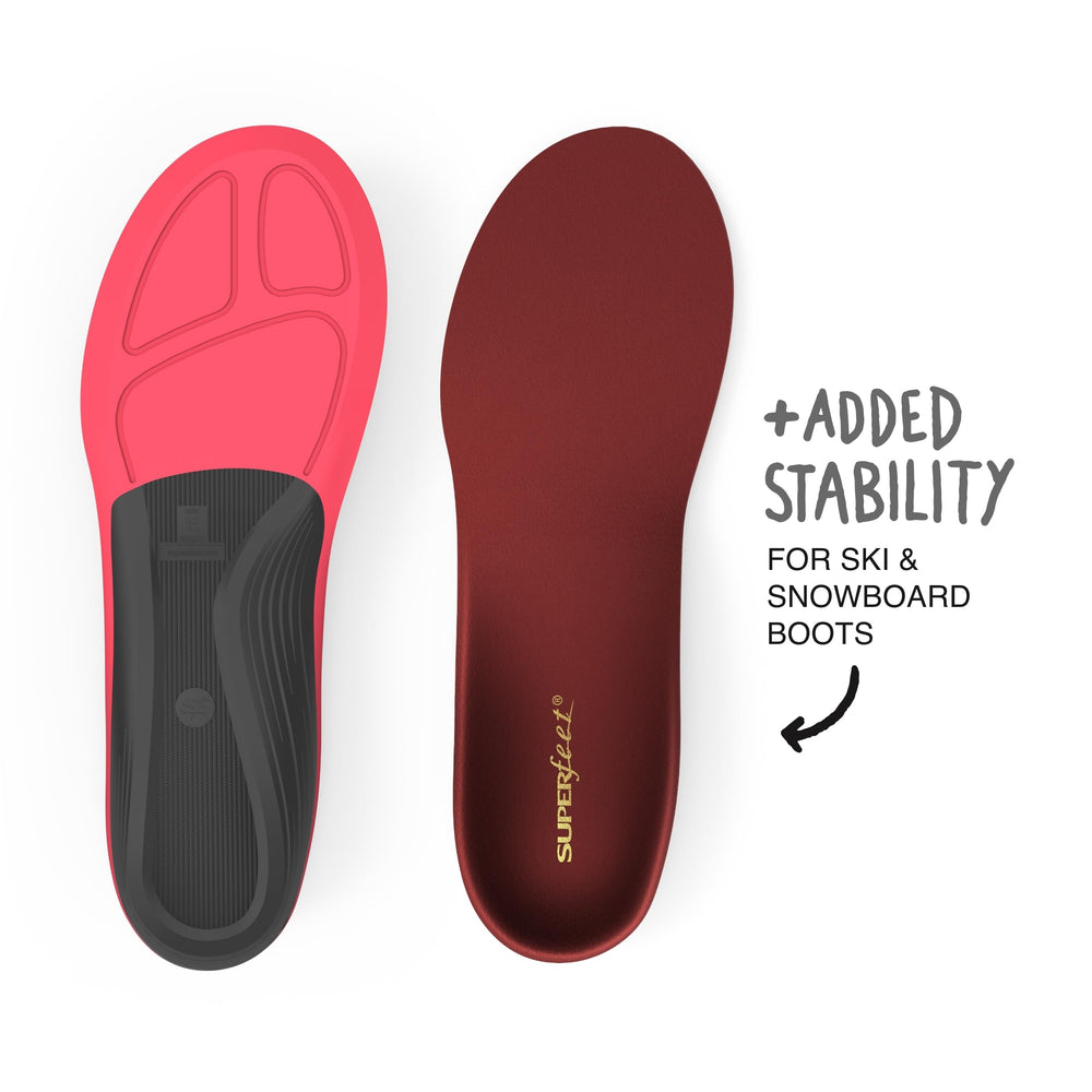 Superfeet Winter Support Insole moisturewick-top-cover reduces odor and keeps boots fresh.