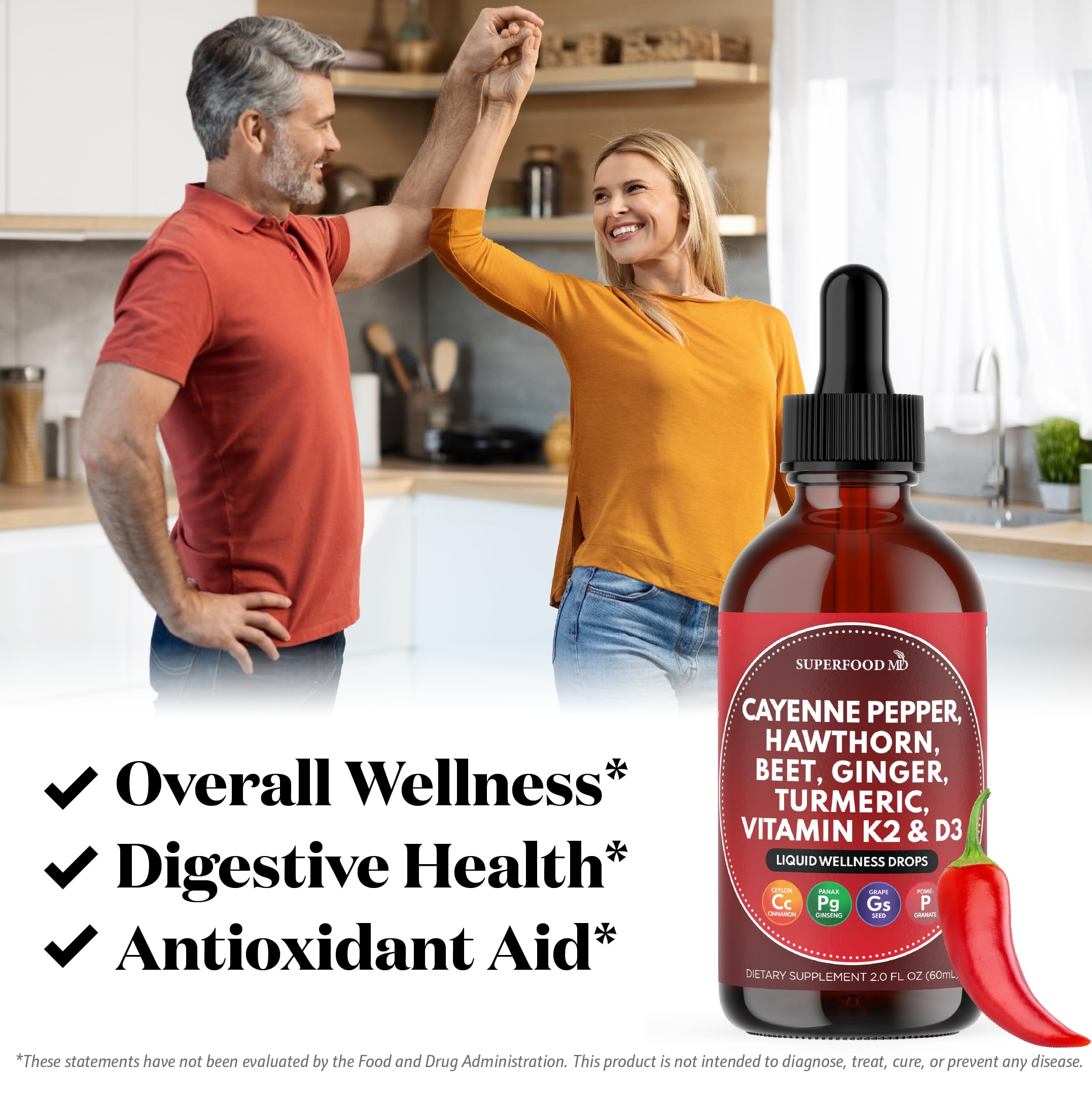 Superfood MD cinnamon turmeric close-up signals rich spice profile and flavor note