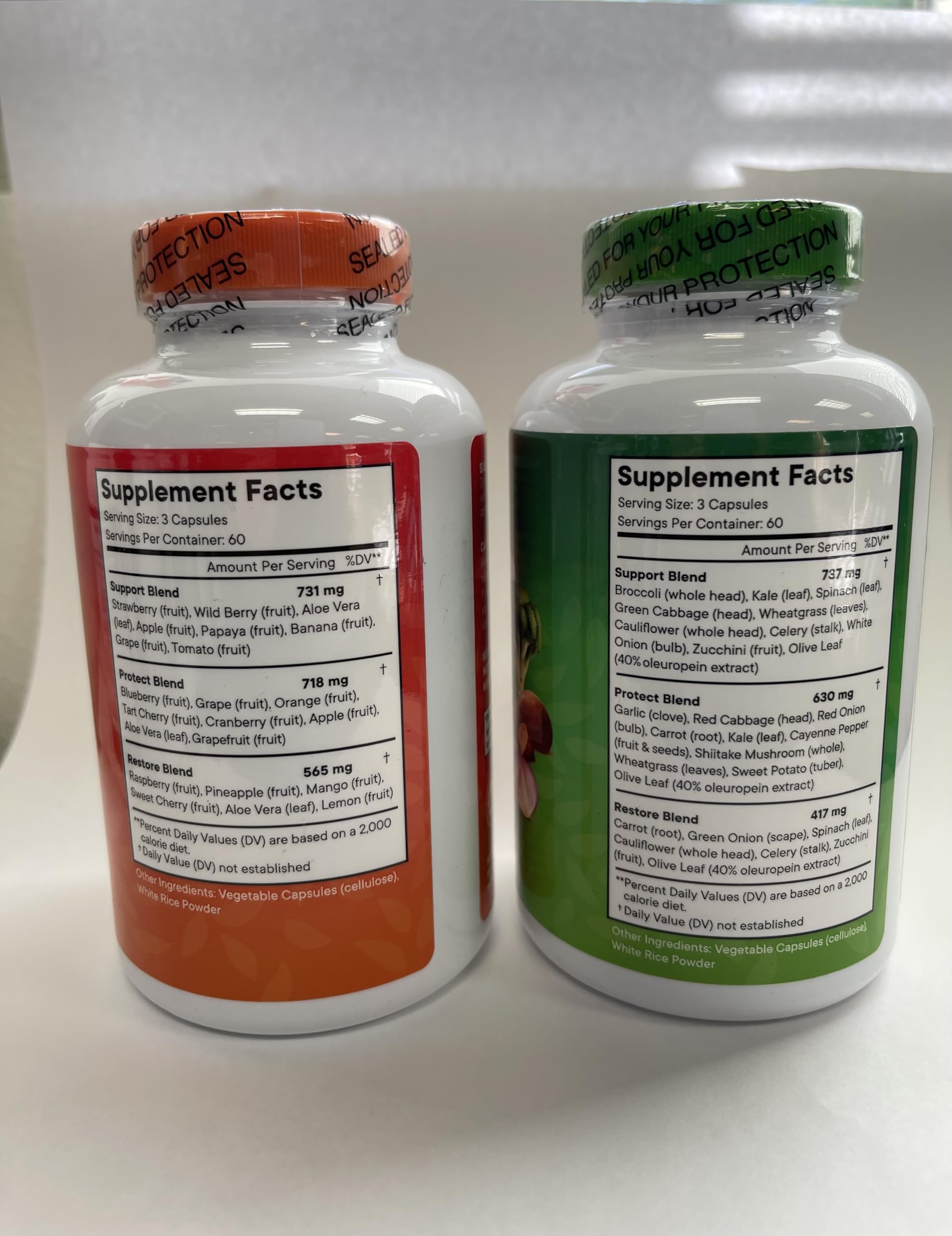 Lifestyle shot shows a healthy daily routine with supplements.