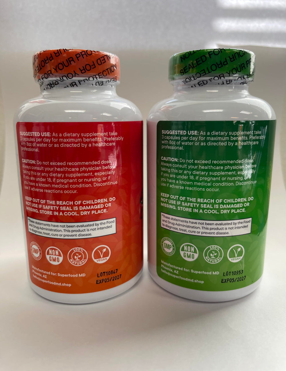 Two-bottle pack highlights value and extended supply.