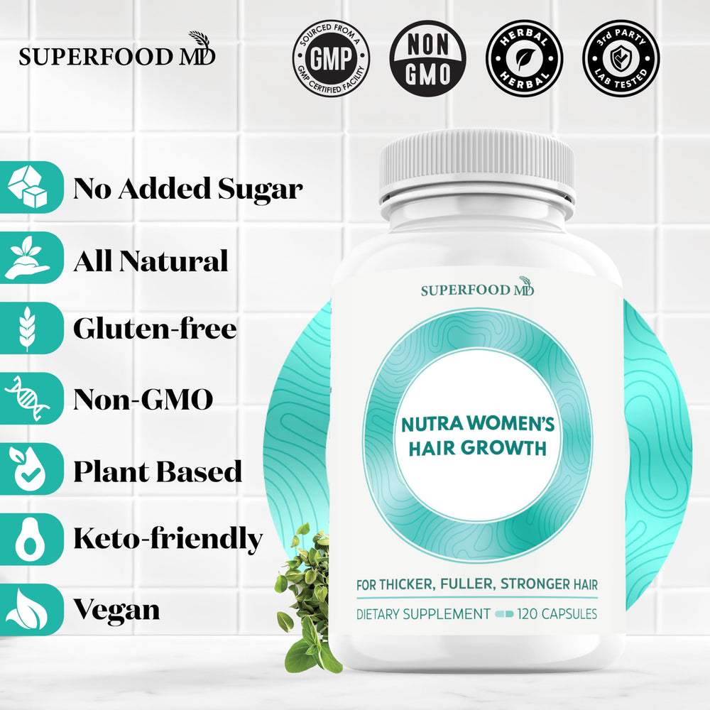 Superfood MD two-month supply bottles displayed together.