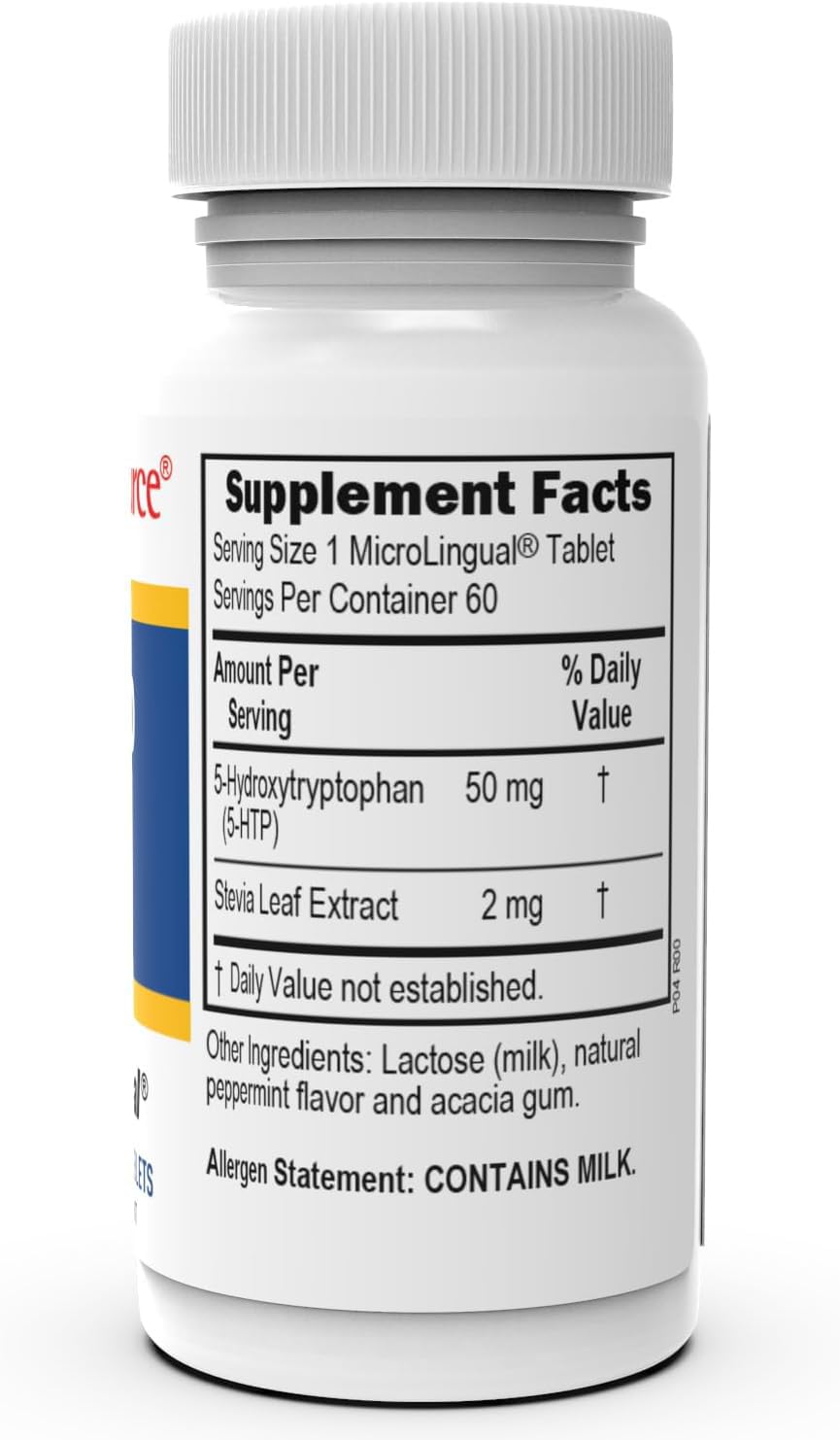 Superior Source 5-HTP instant dissolve tablets close-up for fast absorption