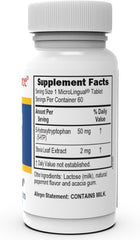Superior Source 5-HTP instant dissolve tablets close-up for fast absorption