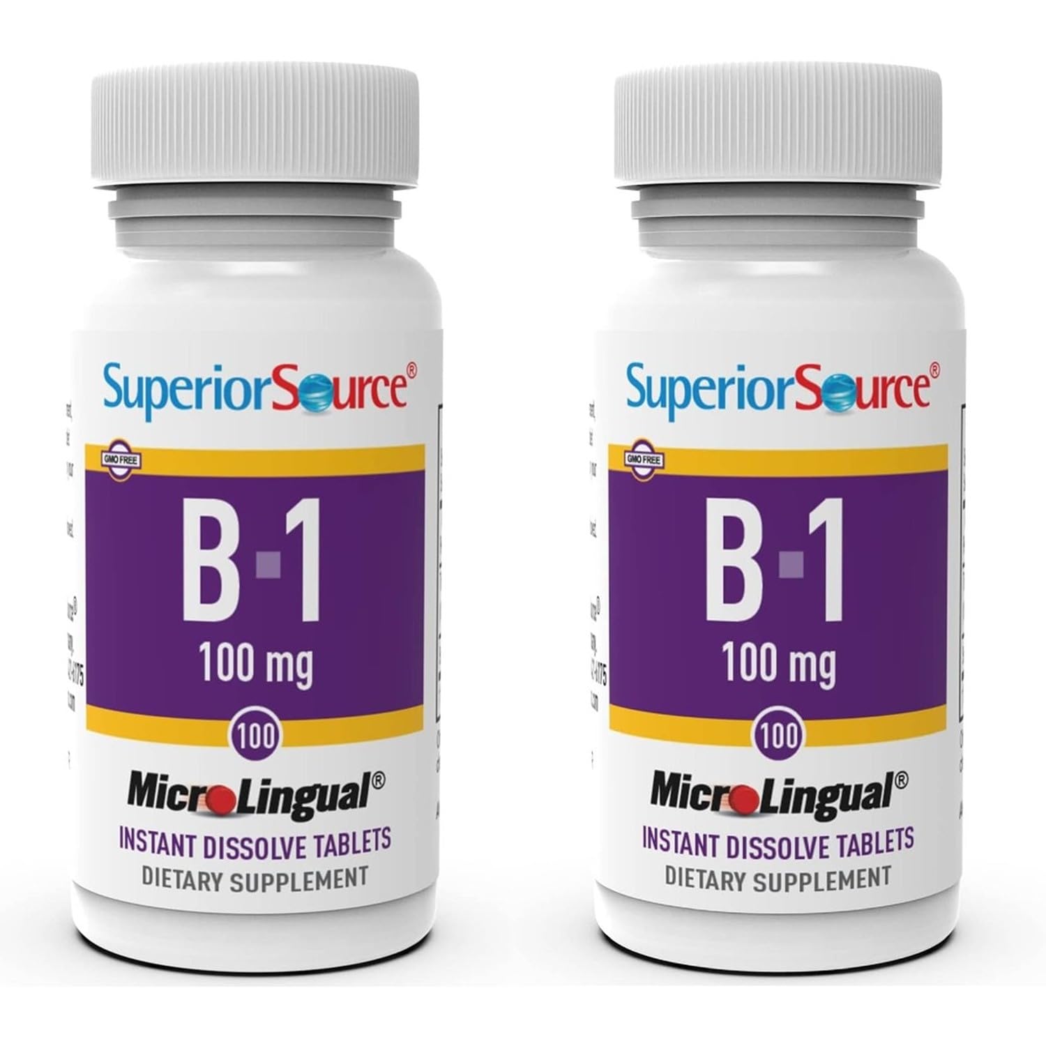 Superior Source B1 microlingual tablet under tongue dissolving quickly
