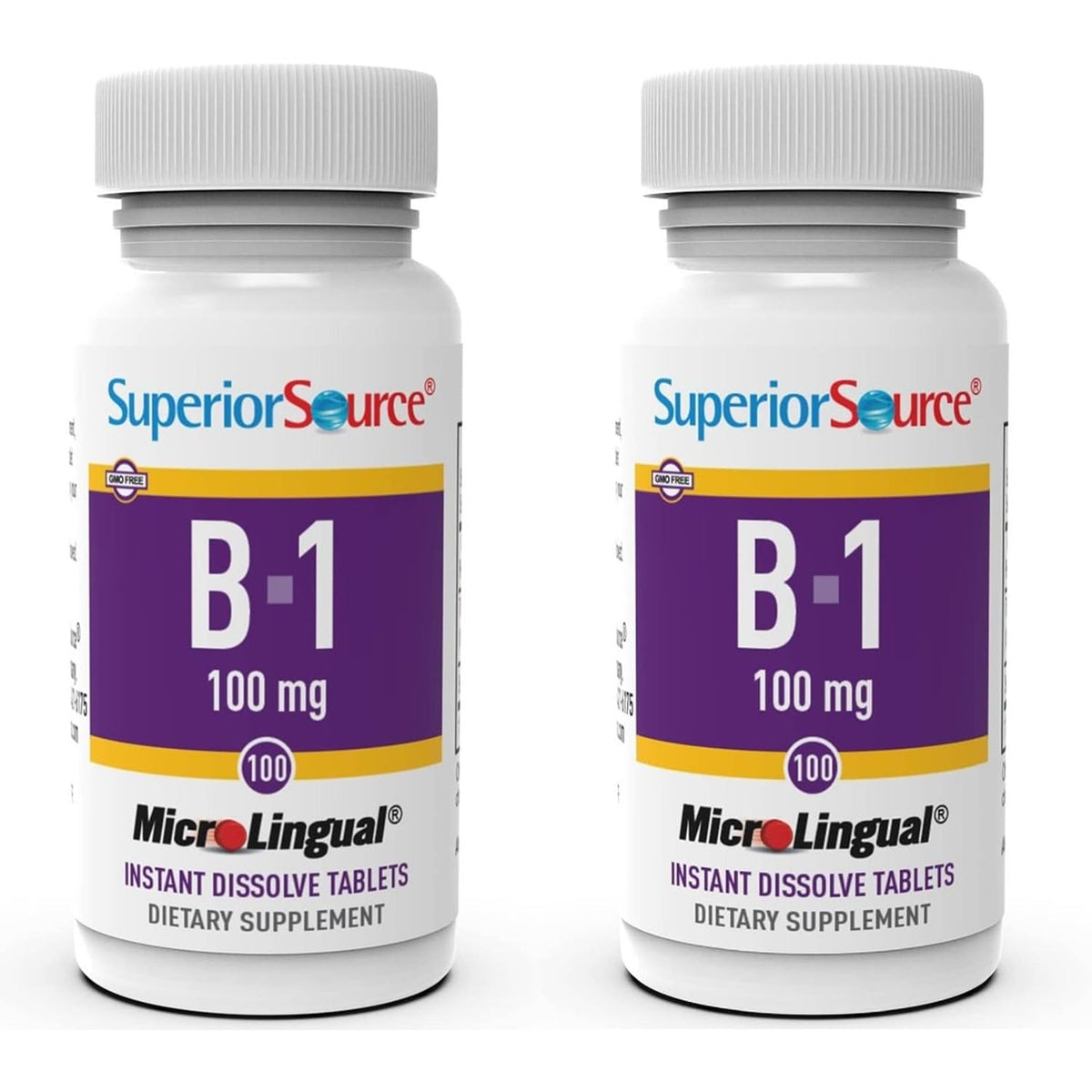 Superior Source B1 microlingual tablet under tongue dissolving quickly