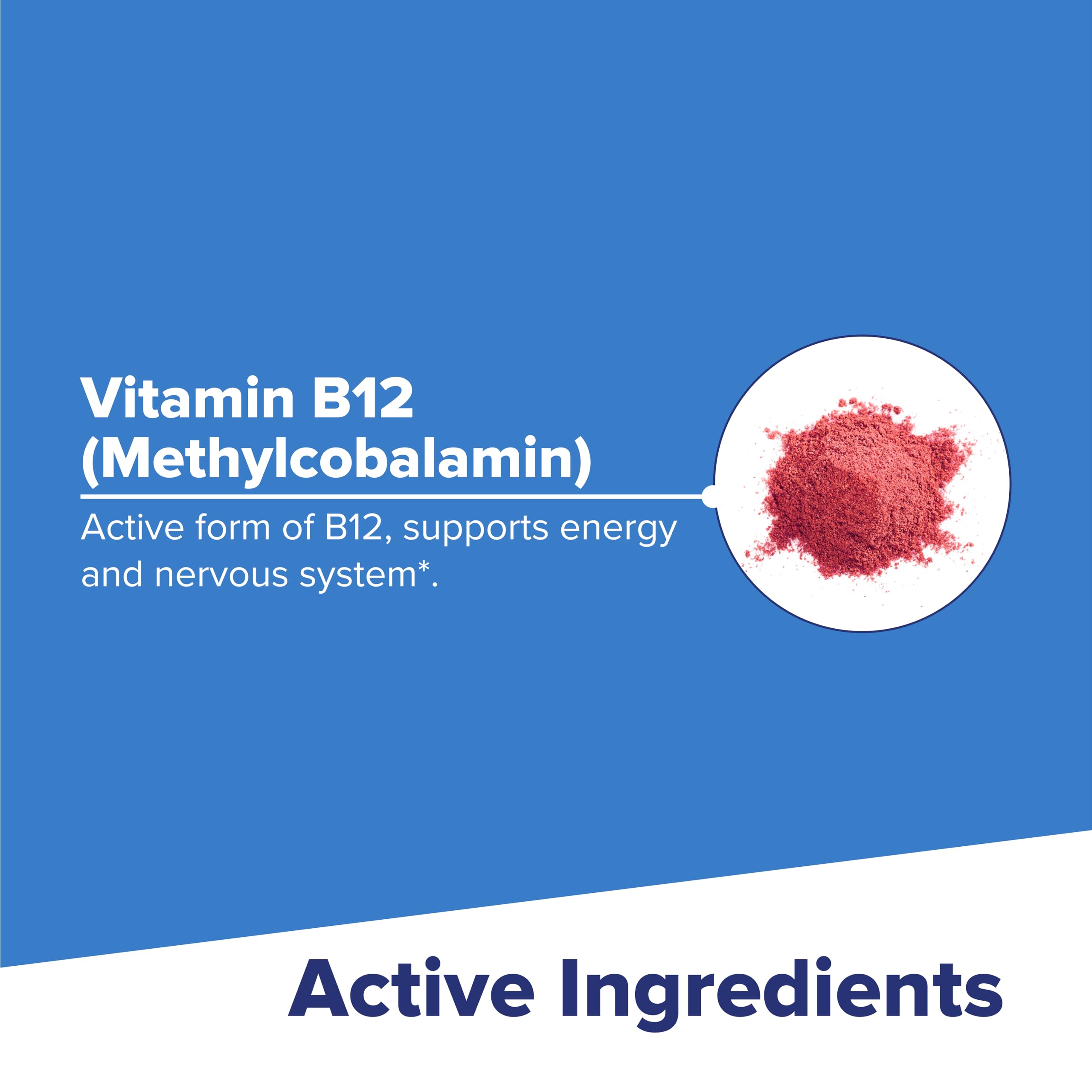 Active methylcobalamin supports energy production and focus with Superior Source B12.