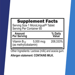 Superior Source No Shot methylcobalamin B-12 supports energy and focus.