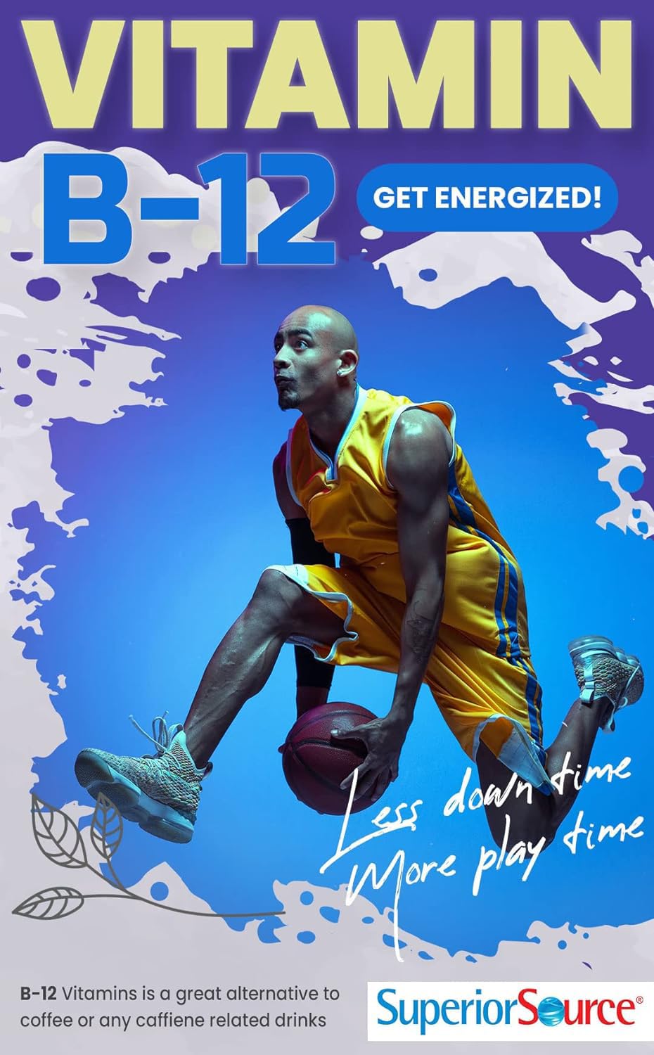 Quality promise from GMP-certified facility, third-party tested Superior Source B12.