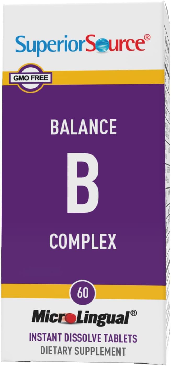 Superior Source Balance B Complex biotin supports hair and nails health
