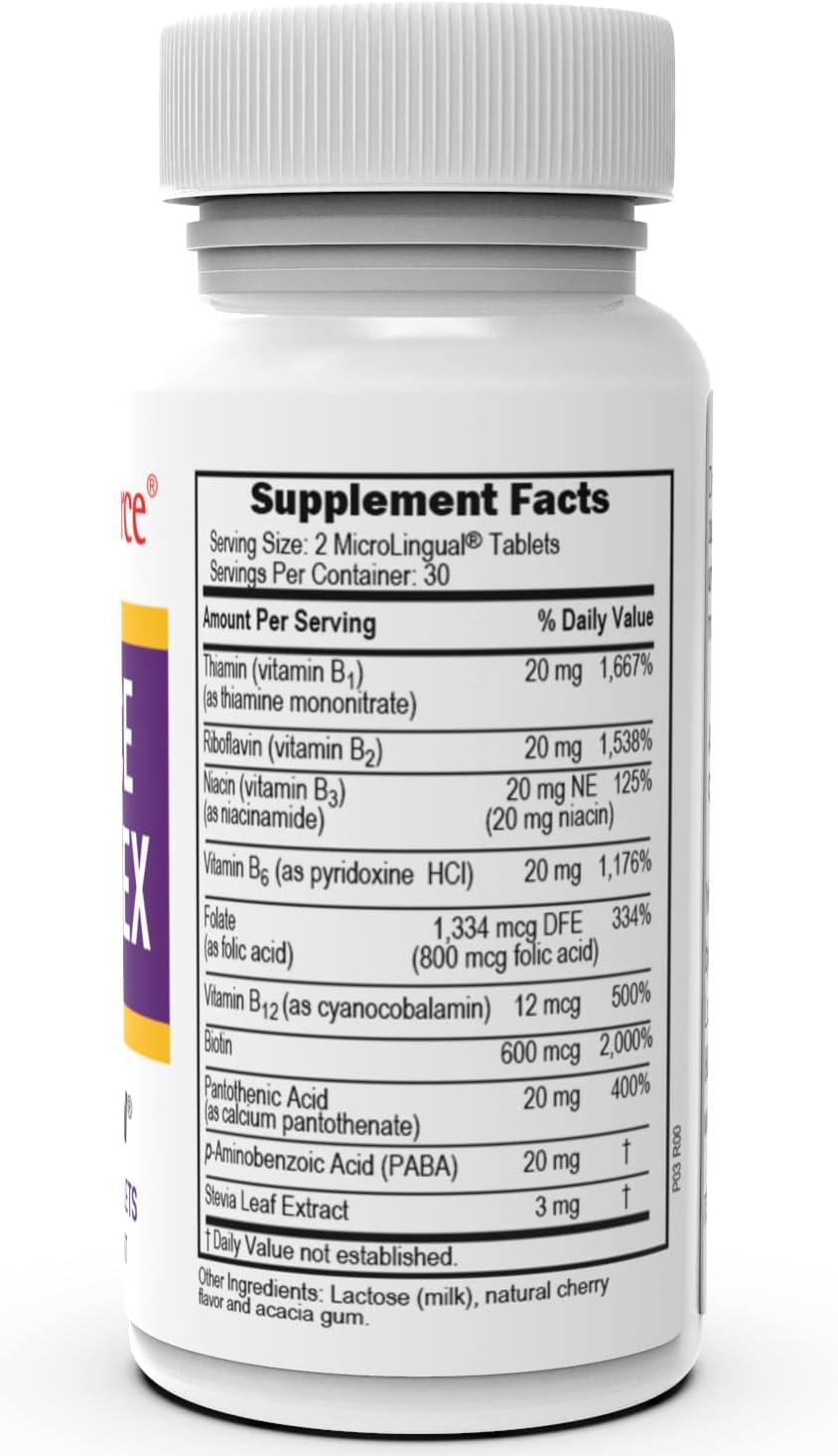 Superior Source Balance B Complex microlingual tablets dissolving under tongue for fast absorption