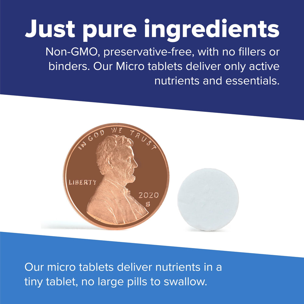 GABA tablets dissolving on the tongue to illustrate microLingual delivery by Superior Source