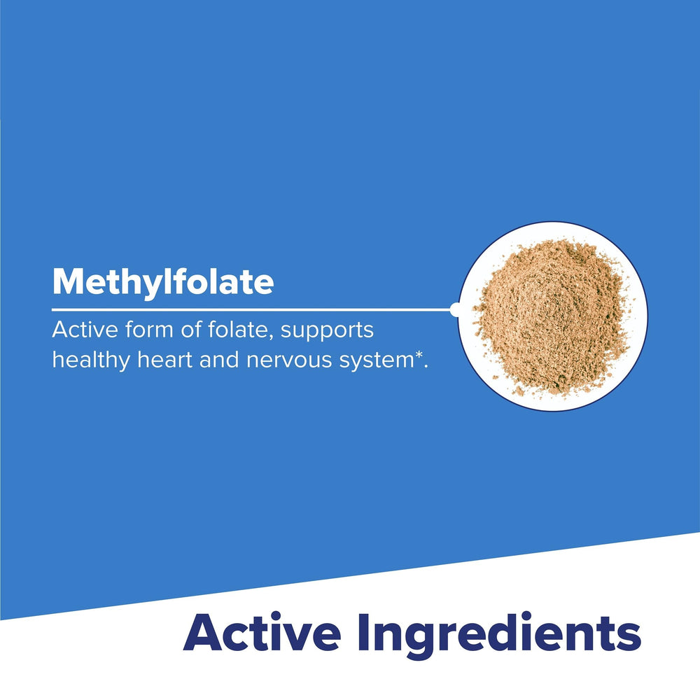 Cardiovascular wellness potential with Superior Source Methyl Folate.