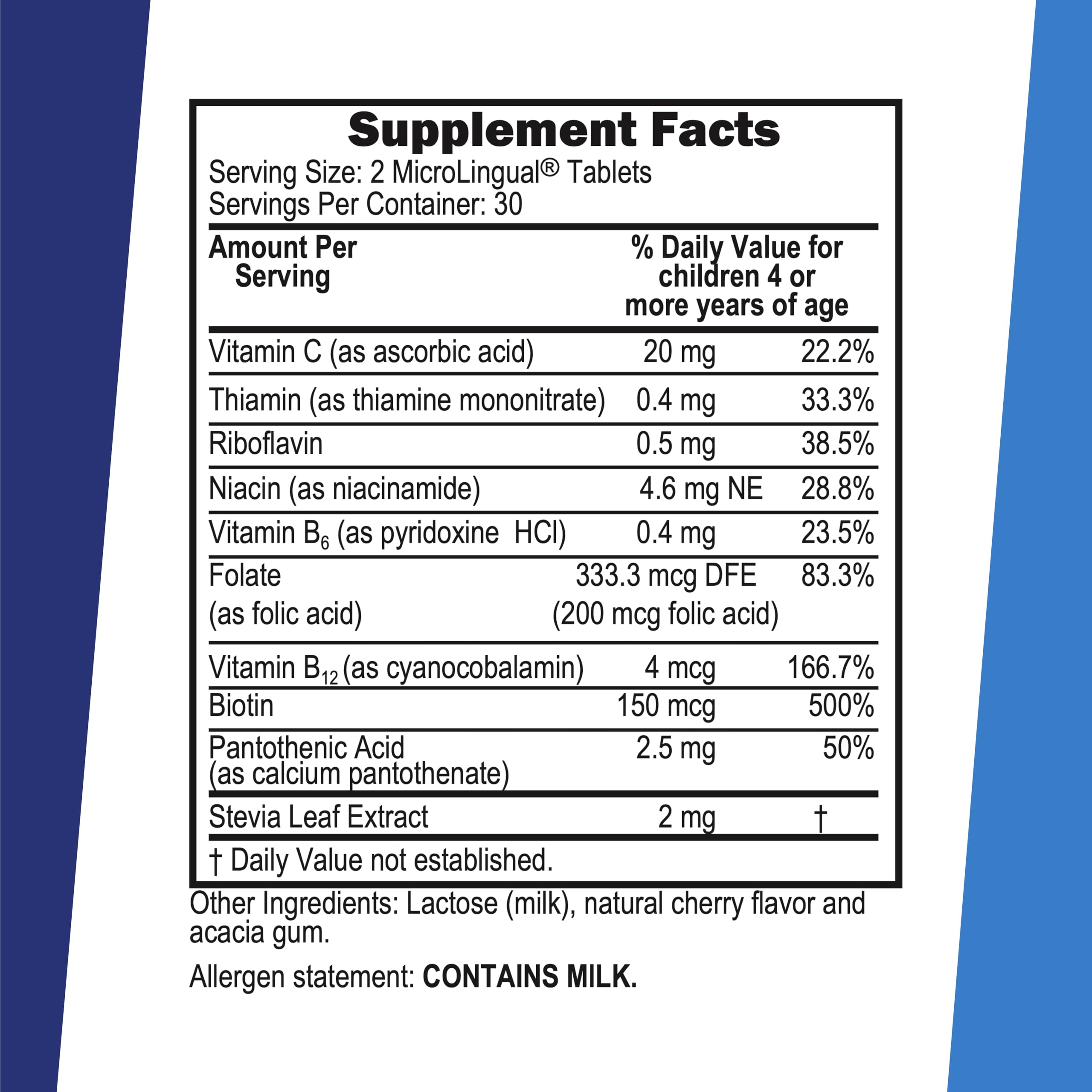 Superior Source microlingual tablets close-up, fast-dissolving daily use