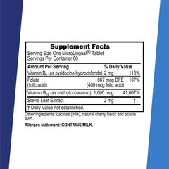 Superior Source No Shot B6 folic acid tablets pack highlighting B vitamin blend