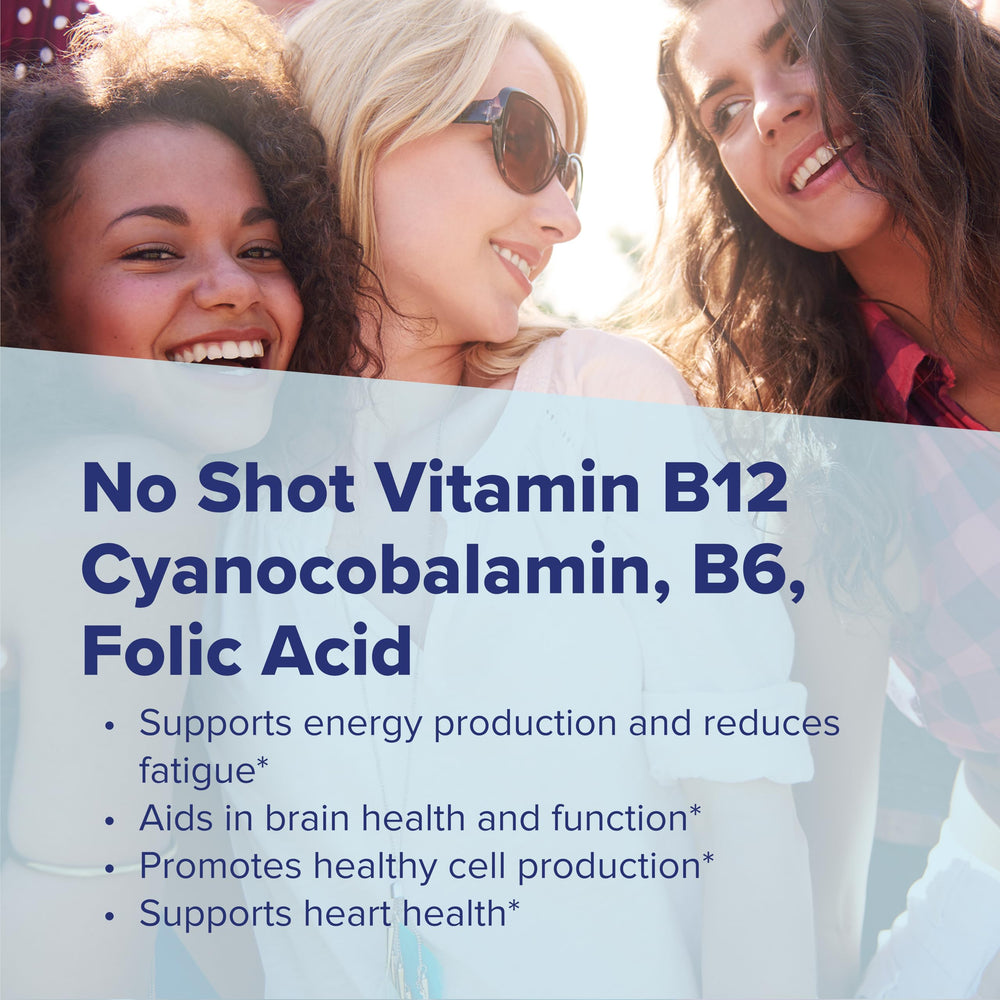 Energy-support vitamins from Superior Source No Shot for everyday activity.