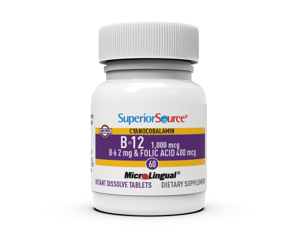 Non-GMO label on Superior Source No Shot bottle