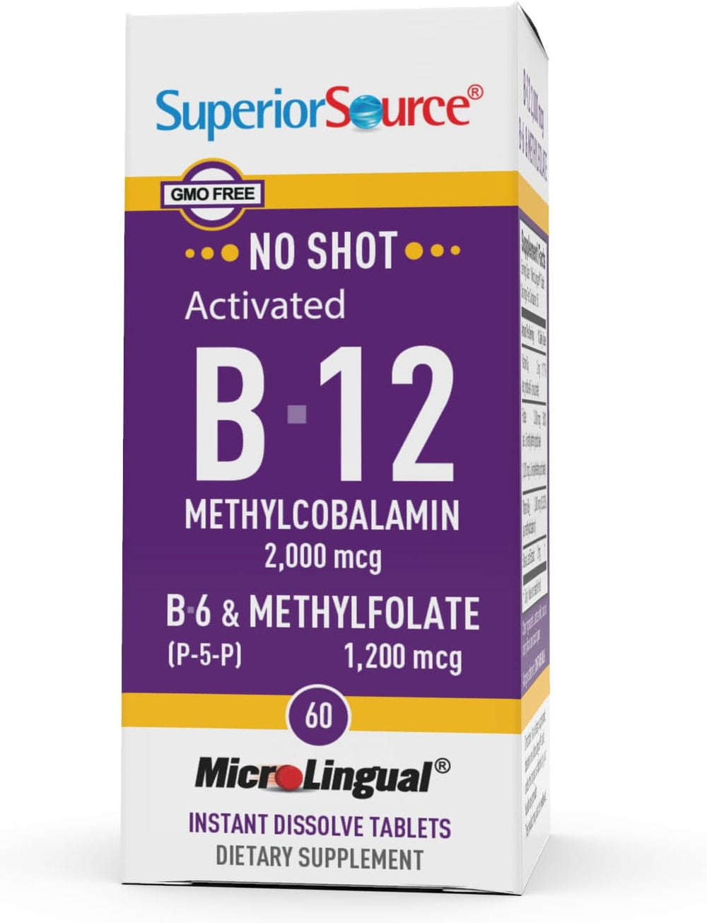 Superior Source purity image emphasizes a clean, no-fillers formula.