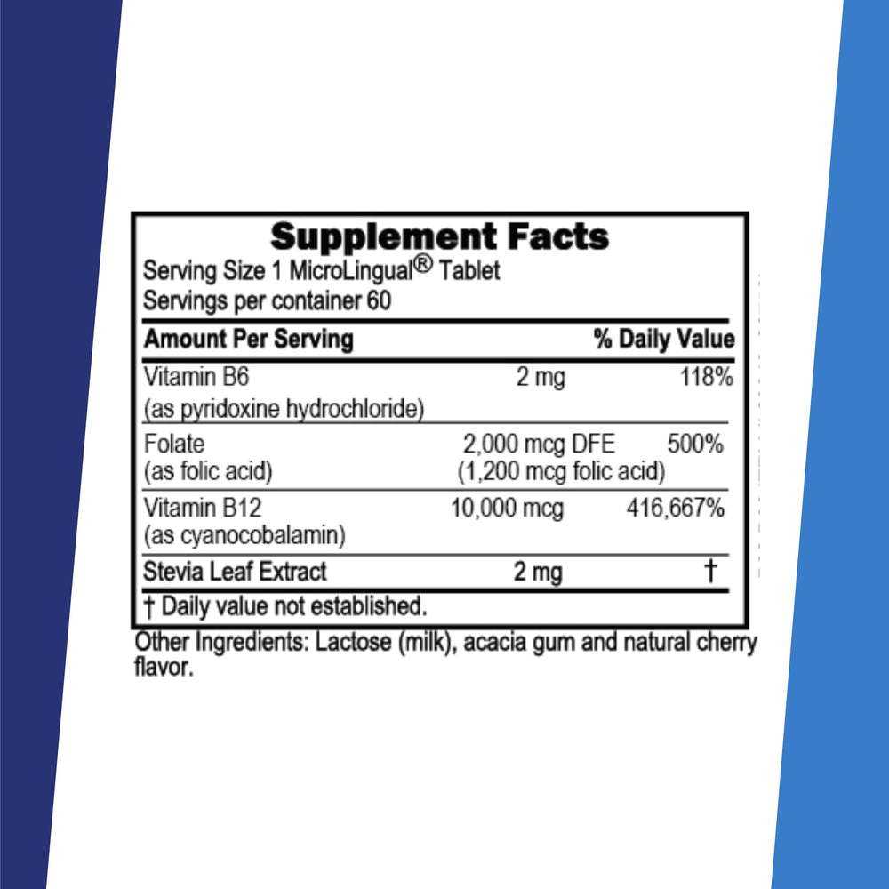Superior Source sublingual tablets on the tongue enabling quick absorption.