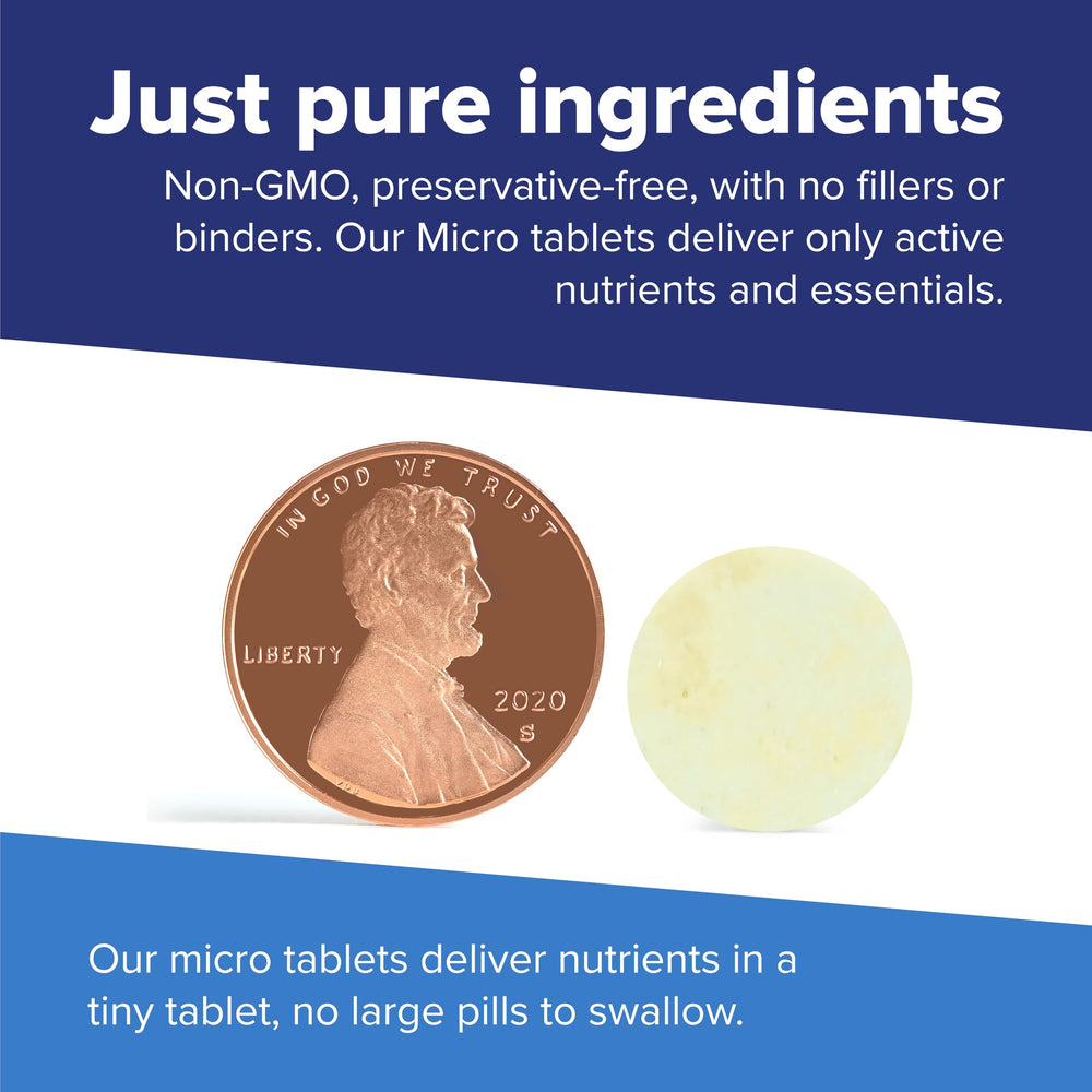 Superior Source Vitamin C 500 mg Tangy Orange Melts label zoom emphasizes ingredients