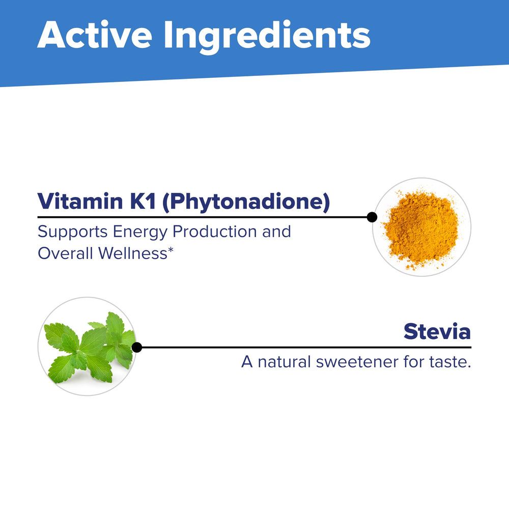Bariatric-friendly packaging for Superior Source Vitamin K1 500 mcg