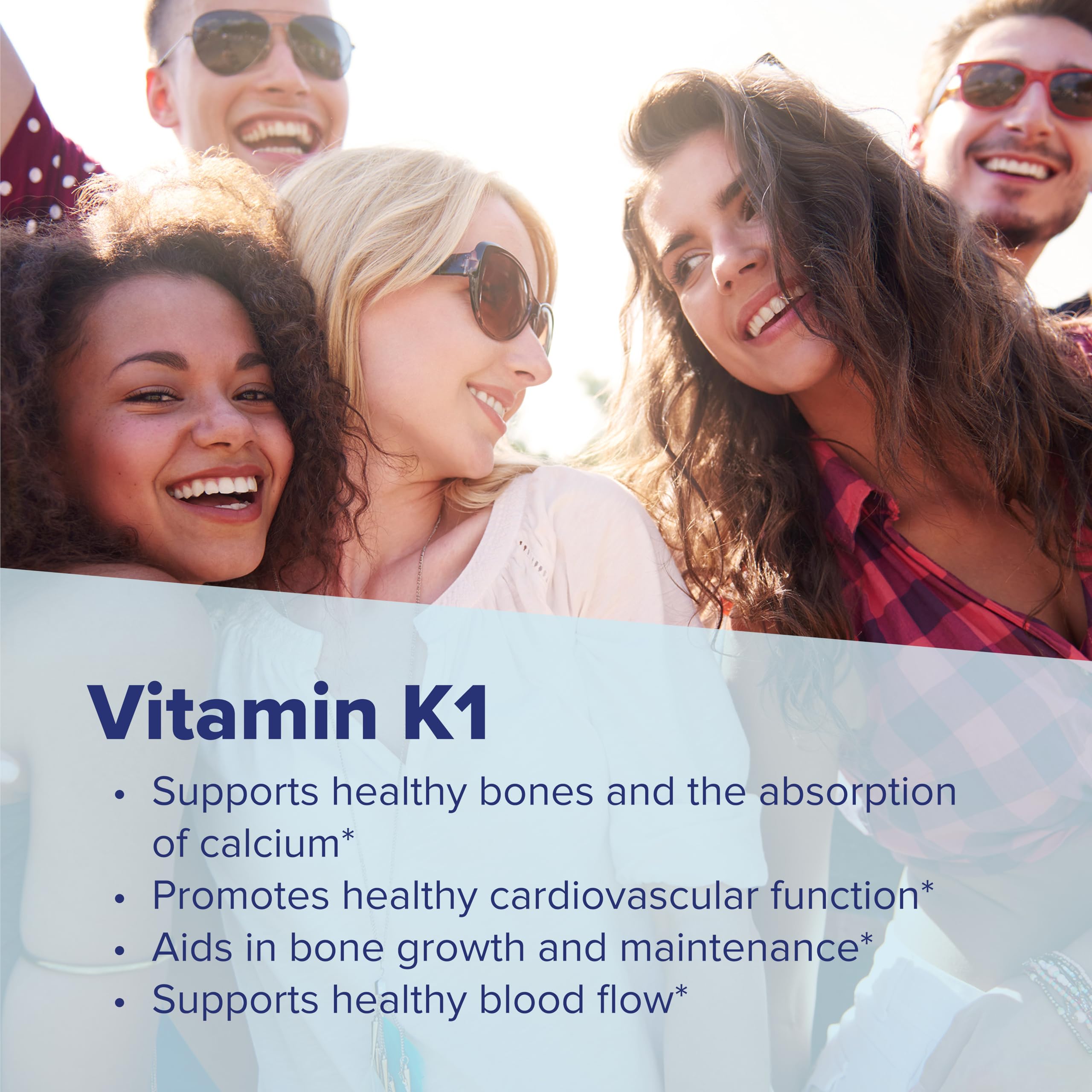 Senior-friendly design of Superior Source Vitamin K1 500 mcg microLingual tablets